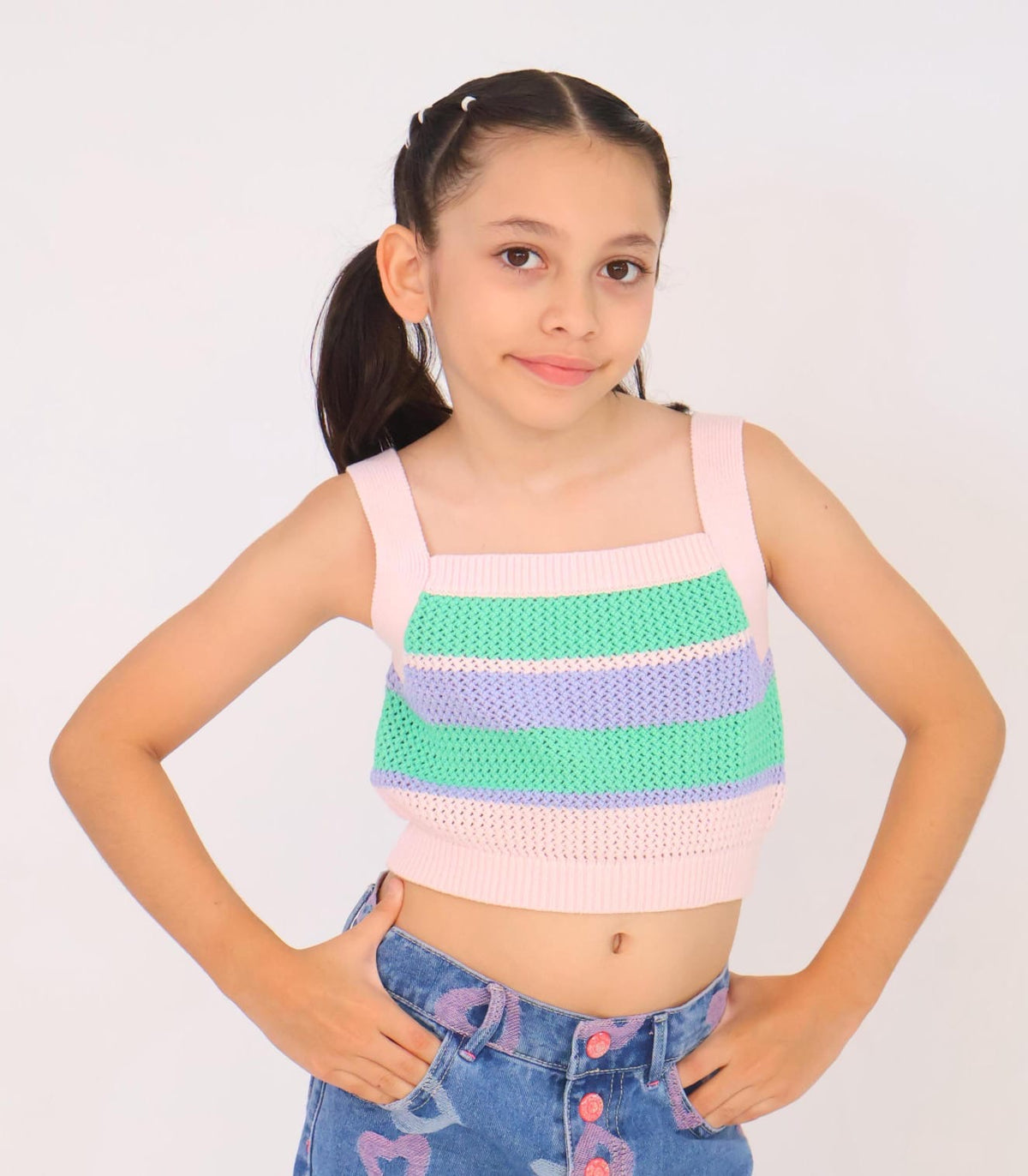Top tejido multicolor BillieBlush