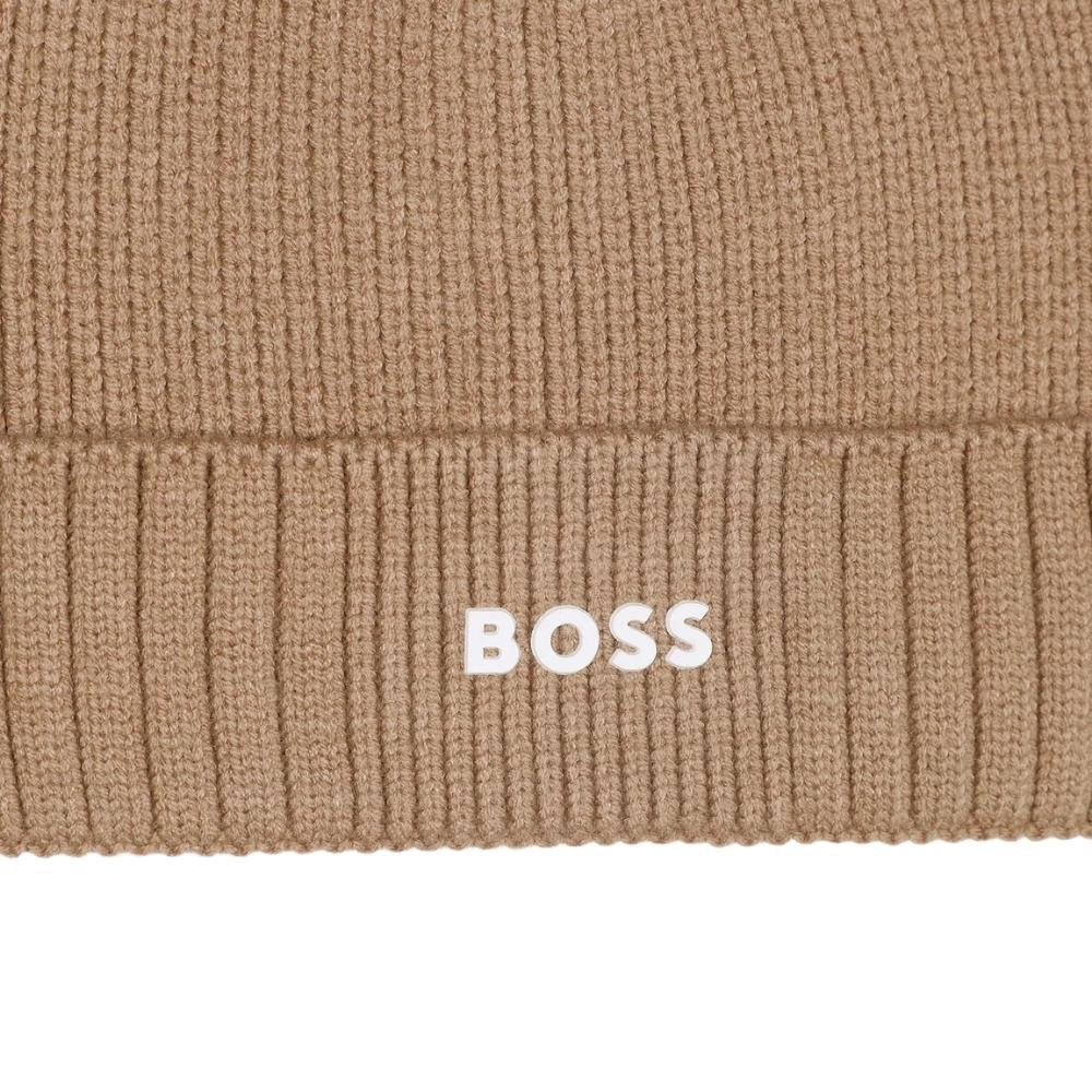 Gorro tejido para Niña en color beige Boss