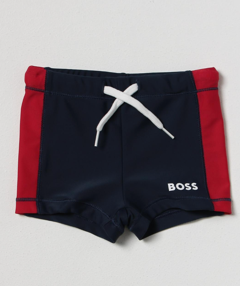 Traje de Baño Azul y Rojo – BOSS