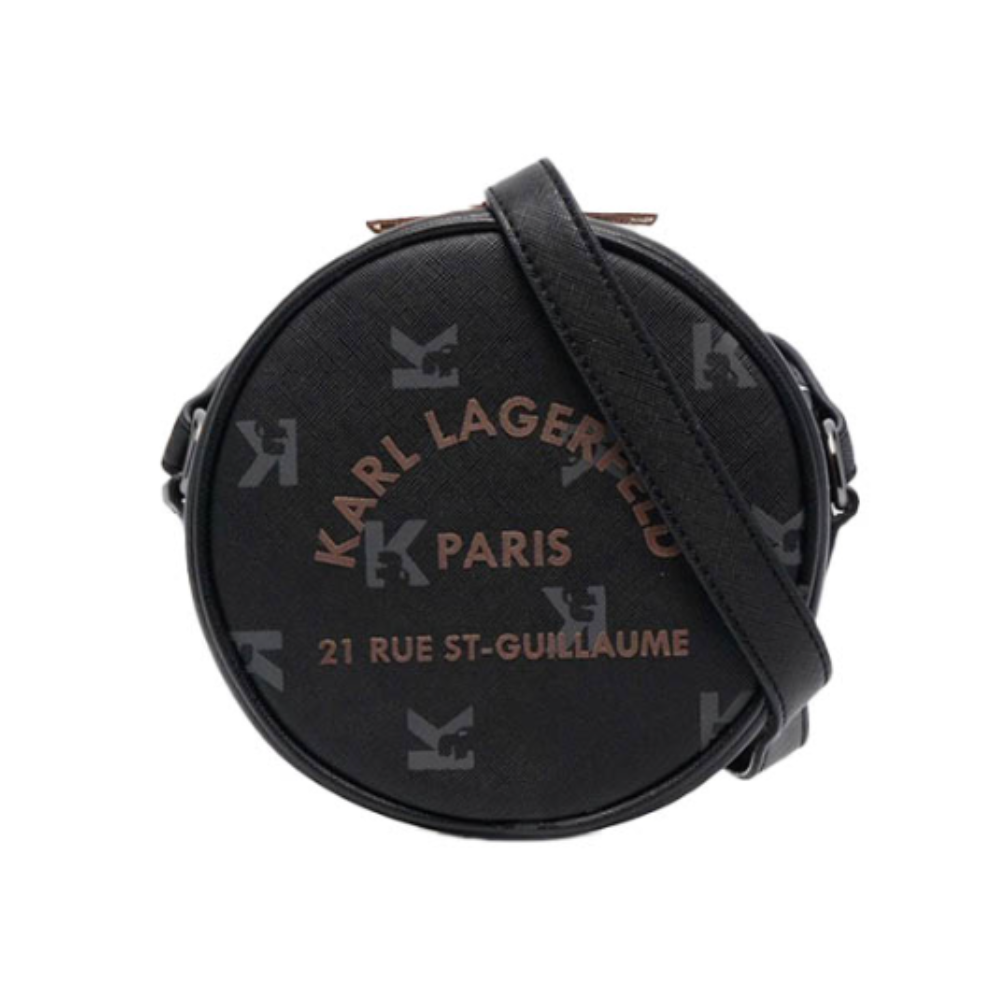 Bolsa Karl Lagerfeld Paris Redonda Negra Para Niña