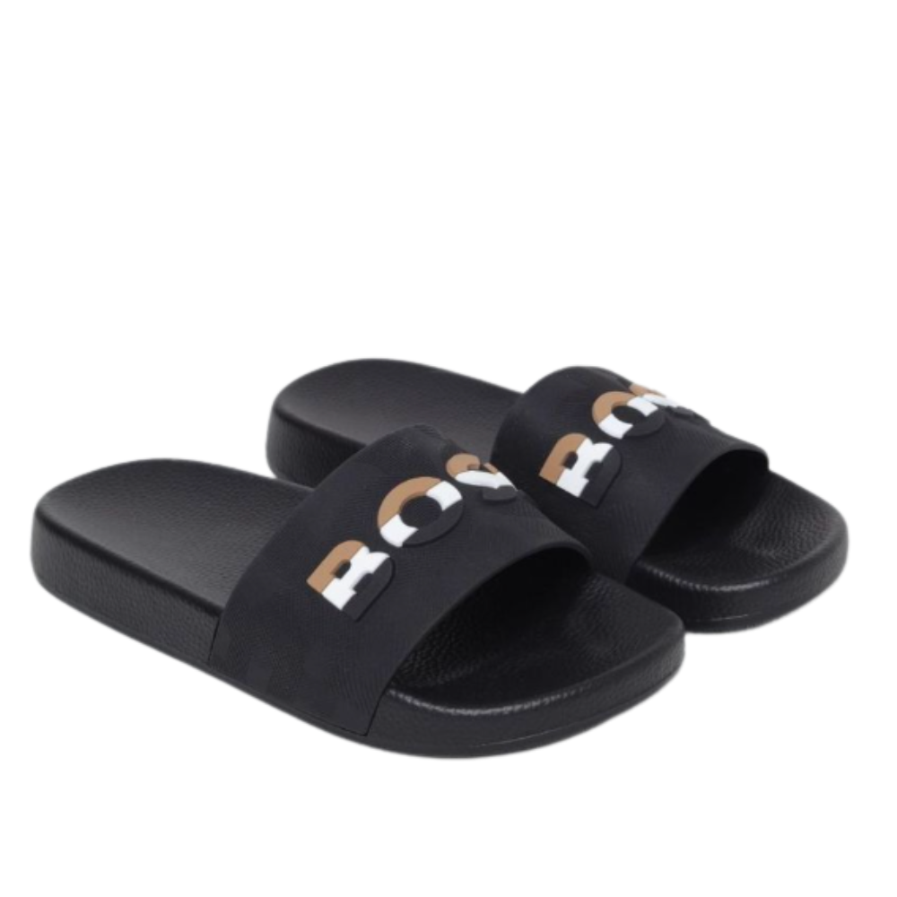 Sandalias BOSS Negras Clásicas para Niño