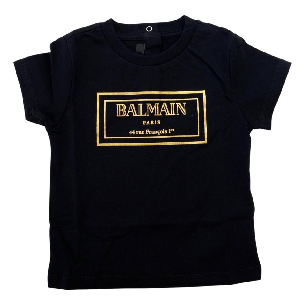 EK-playera para bebes color negro mangas cortas