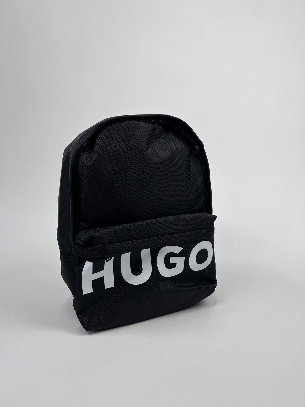 Mochila Negra con Logo Grande – HUGO Niño