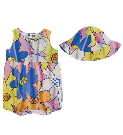Conjunto con gorro para bebé Moschino