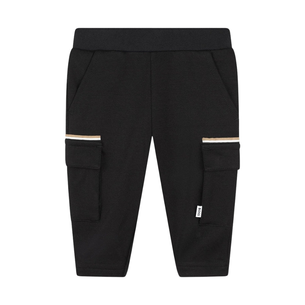 Boss Pantalón Cargo Negro Niño