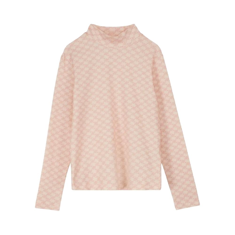 Sudadera Fendi Rosa con Estampado Monograma FF