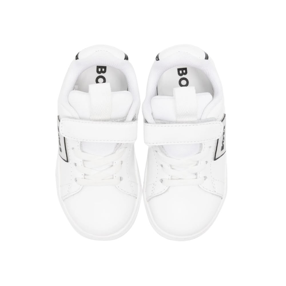 Tenis BOSS Kids Blancos | Cierre de Velcro