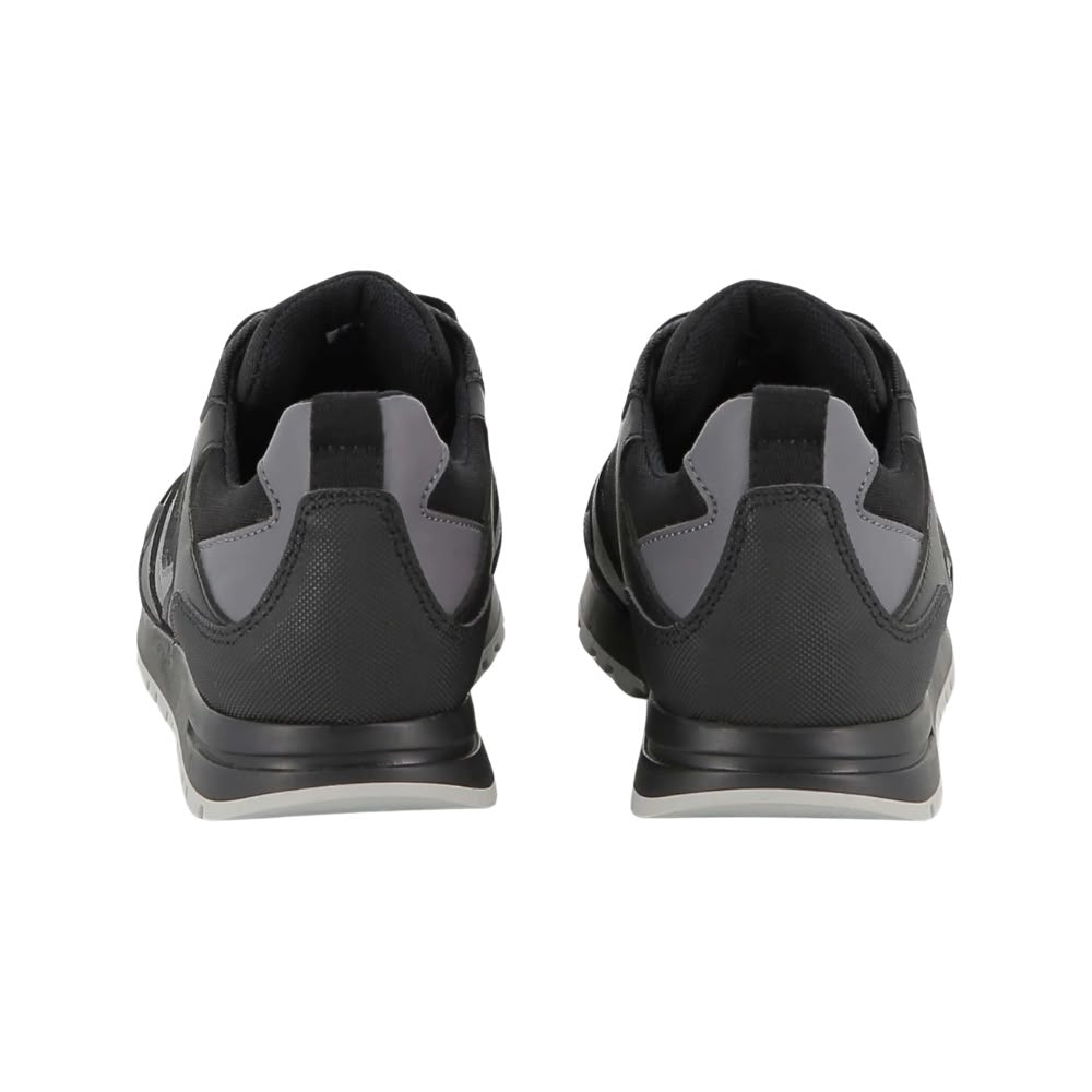Tenis BOSS Kids Negro/Gris | Logo Lateral