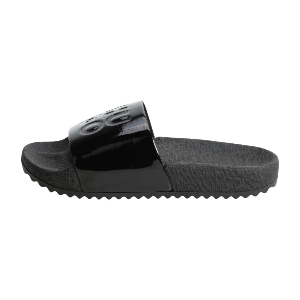 Sandalias HUGO Slide para niño – Negro Charol