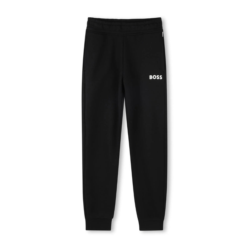 Conjunto Deportivo Negro para Niño BOSS con Sudadera y Pantalón