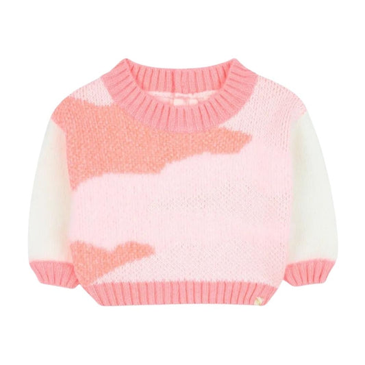 Suéter Tejido Rosa y Blanco – Billie Blush