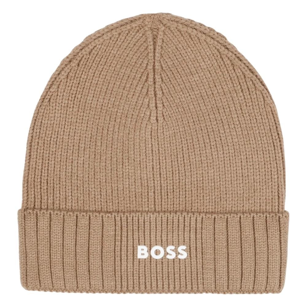 Gorro tejido para Niña  en color beige Boss