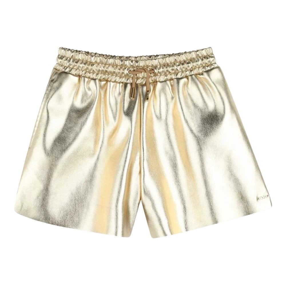 Short para Niña en color  metálico en tono dorado Boss