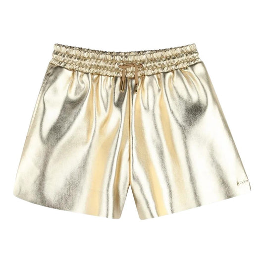 Short para Niña en color  metálico en tono dorado Boss