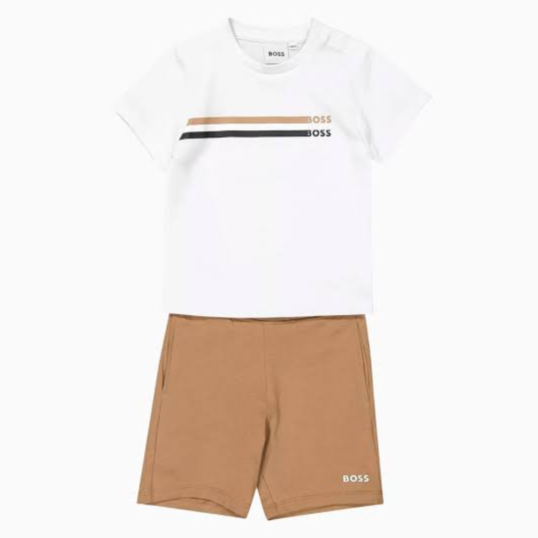 Conjunto Blanco y Camel – BOSS