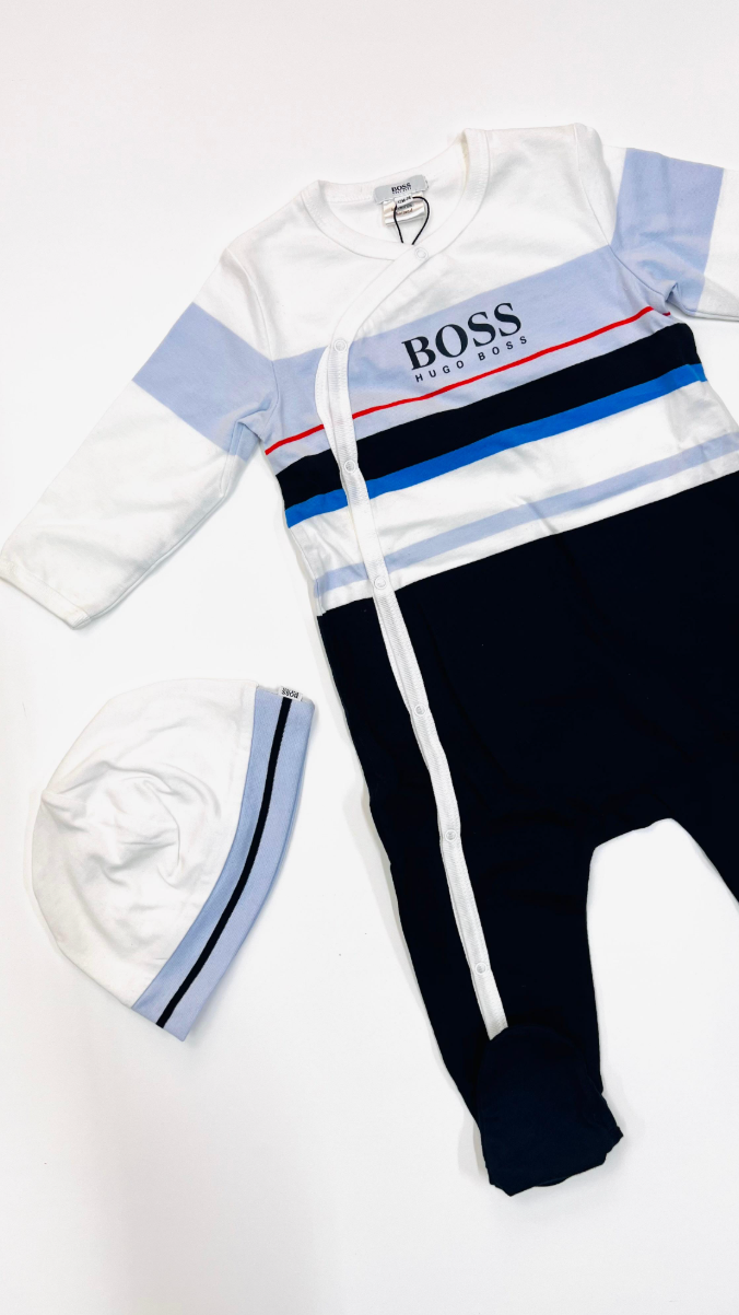 Pijama con gorro BOSS para bebé