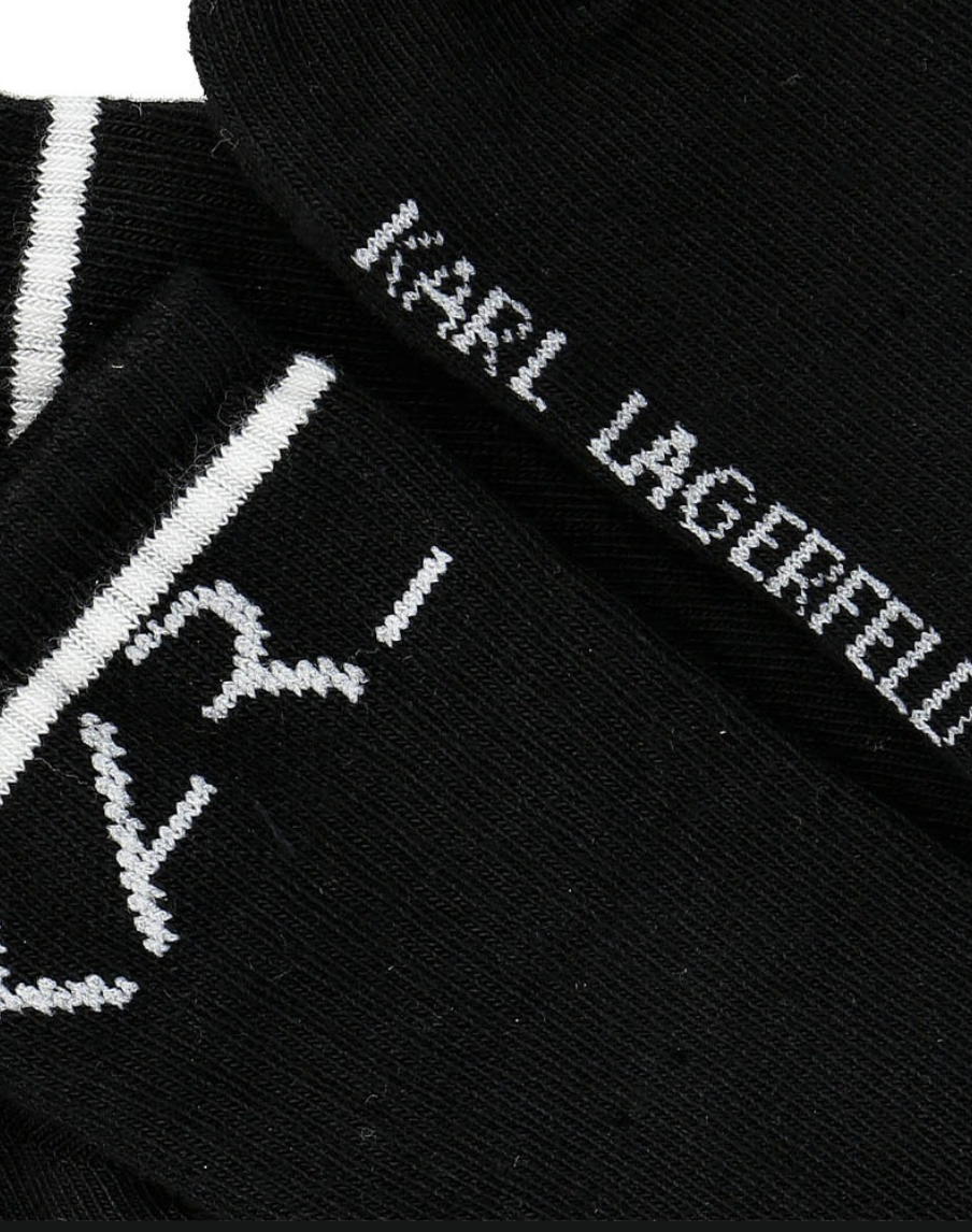 Calcetines KARL LAGERFELD Kids negros con logo