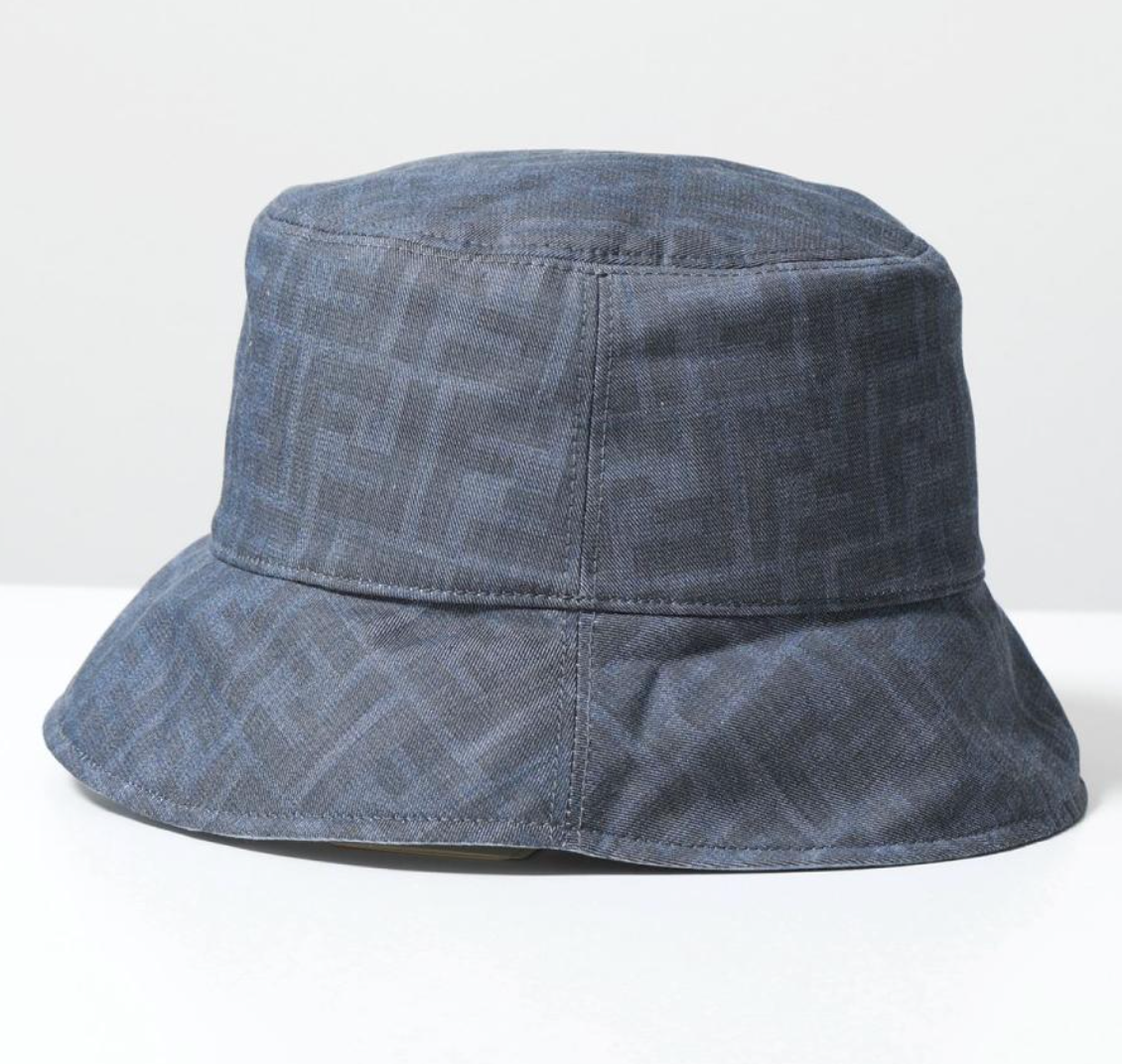 Fendi Sombrero Bucket Azul