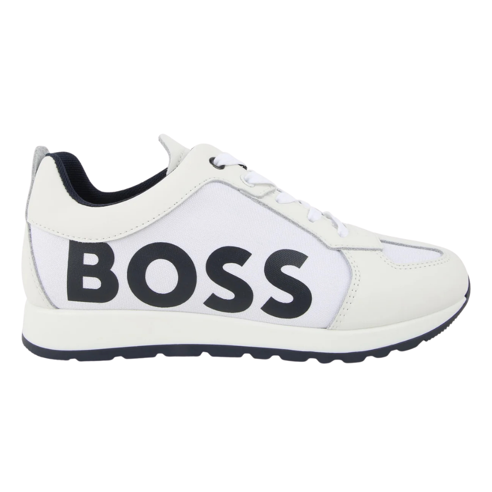 Tenis Boss Blancos Casual para Niño | Diseño Moderno y Cómodo