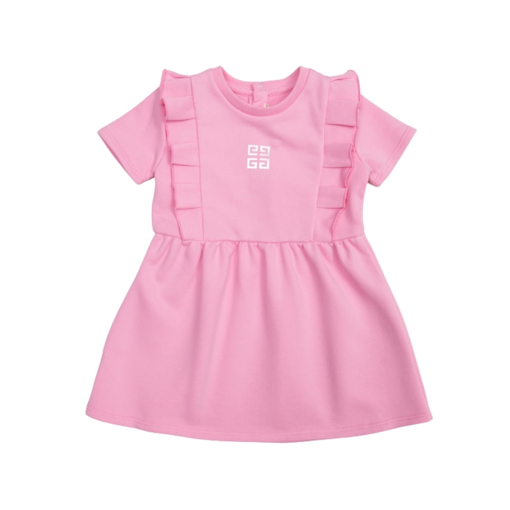 GIVENCHY – Vestido Rosa con Volantes