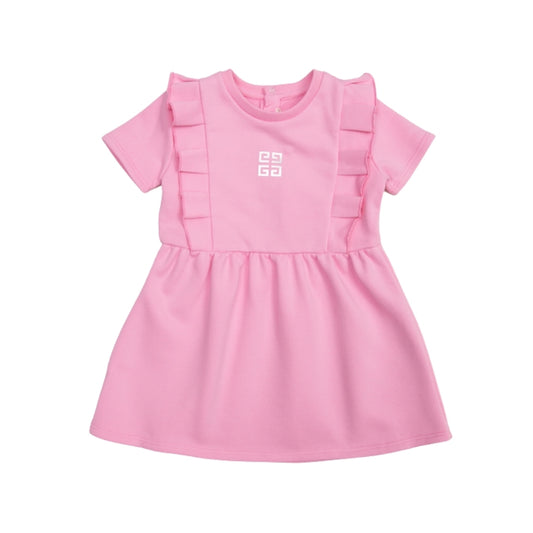 GIVENCHY – Vestido Rosa con Volantes