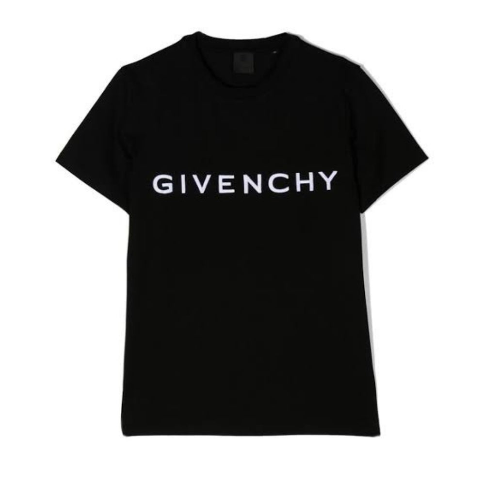 GIVENCHY – Playera Negra con Logo Posterior