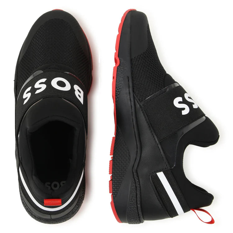 Tenis Boss con logo en correa