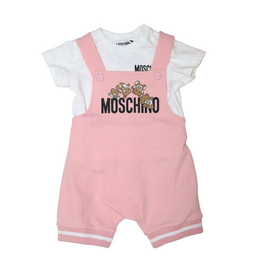 Jumper Corto Bebé Moschino Teddy Rosa
