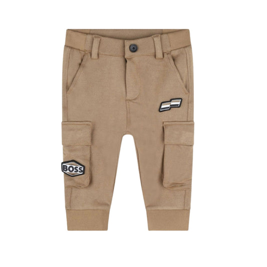 Boss Pantalón Cargo Beige Niño