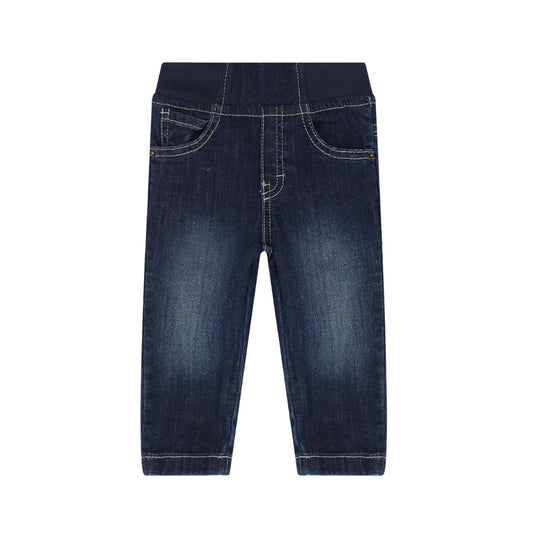 Boss Pantalón Mezclilla Azul Oscuro Niño