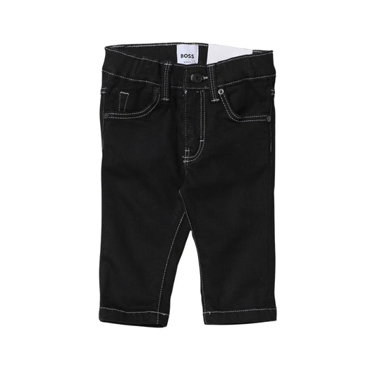 Boss Pantalón Mezclilla Negro Niño