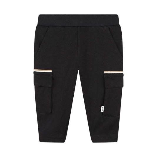 Boss Pantalón Cargo Negro Niño