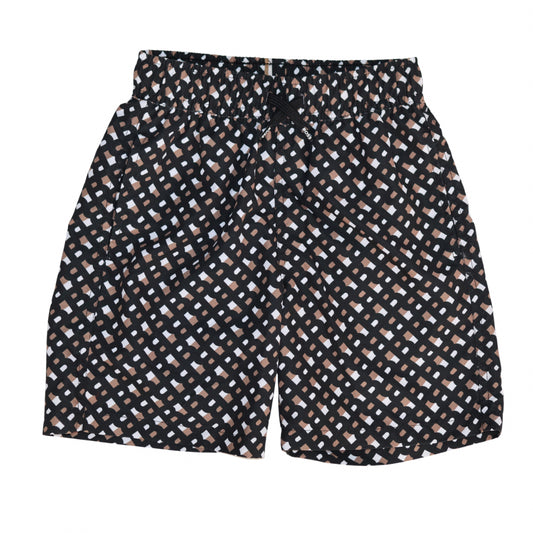 Short de baño BOSS con estampado monograma "B"