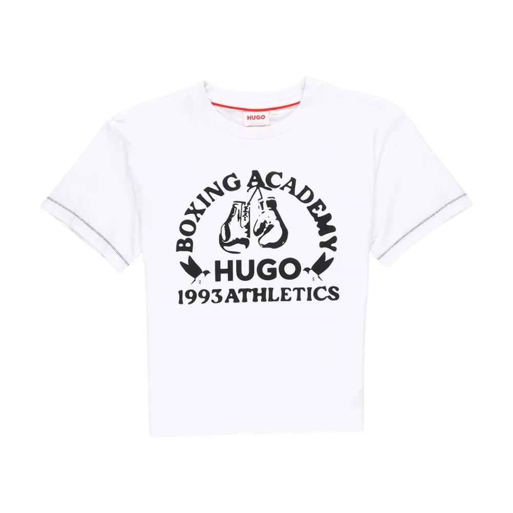 Playera Blanca HUGO para niña