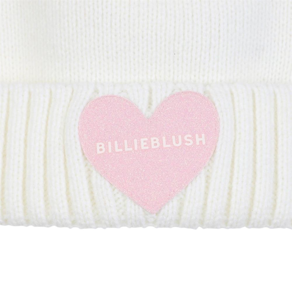 Gorro Tejido con Pompon y Corazón – Billie Blush