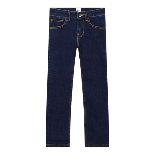 Pantalón de Mezclilla BOSS Azul Oscuro