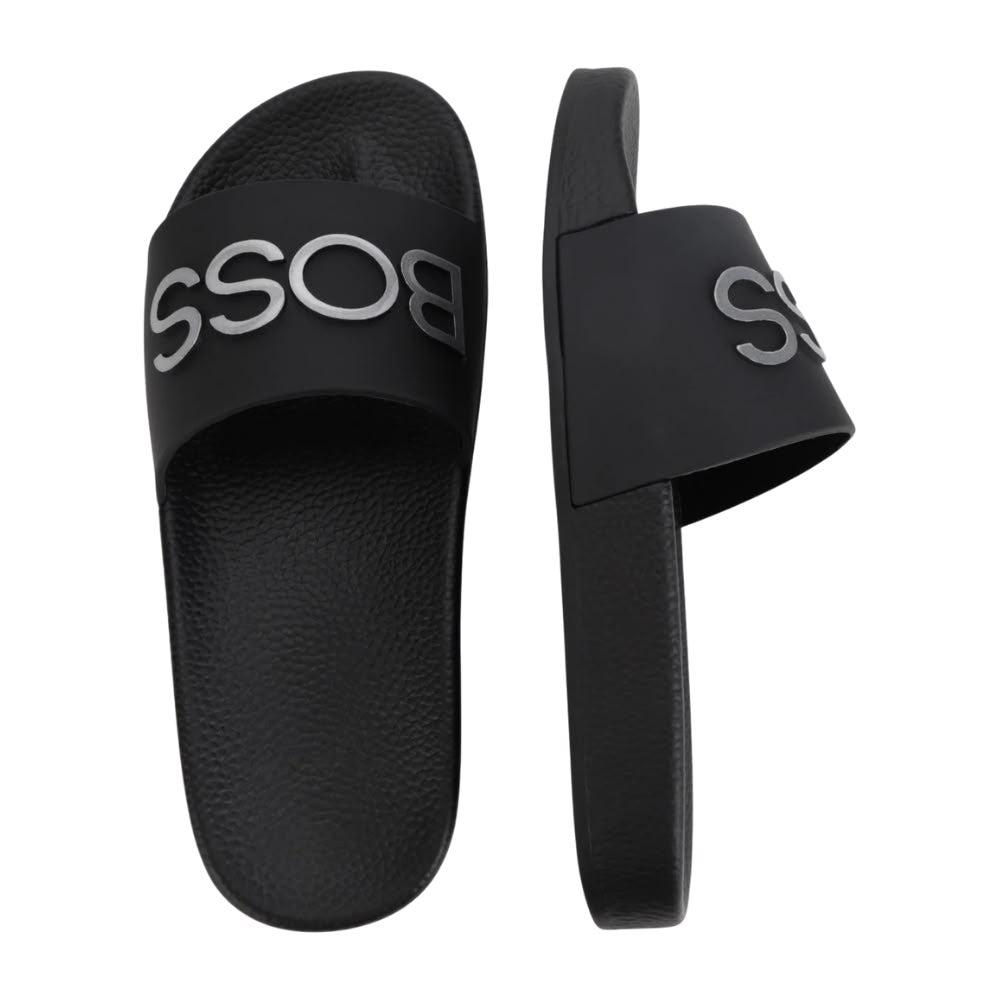 Sandalias BOSS Logo Bold Negro