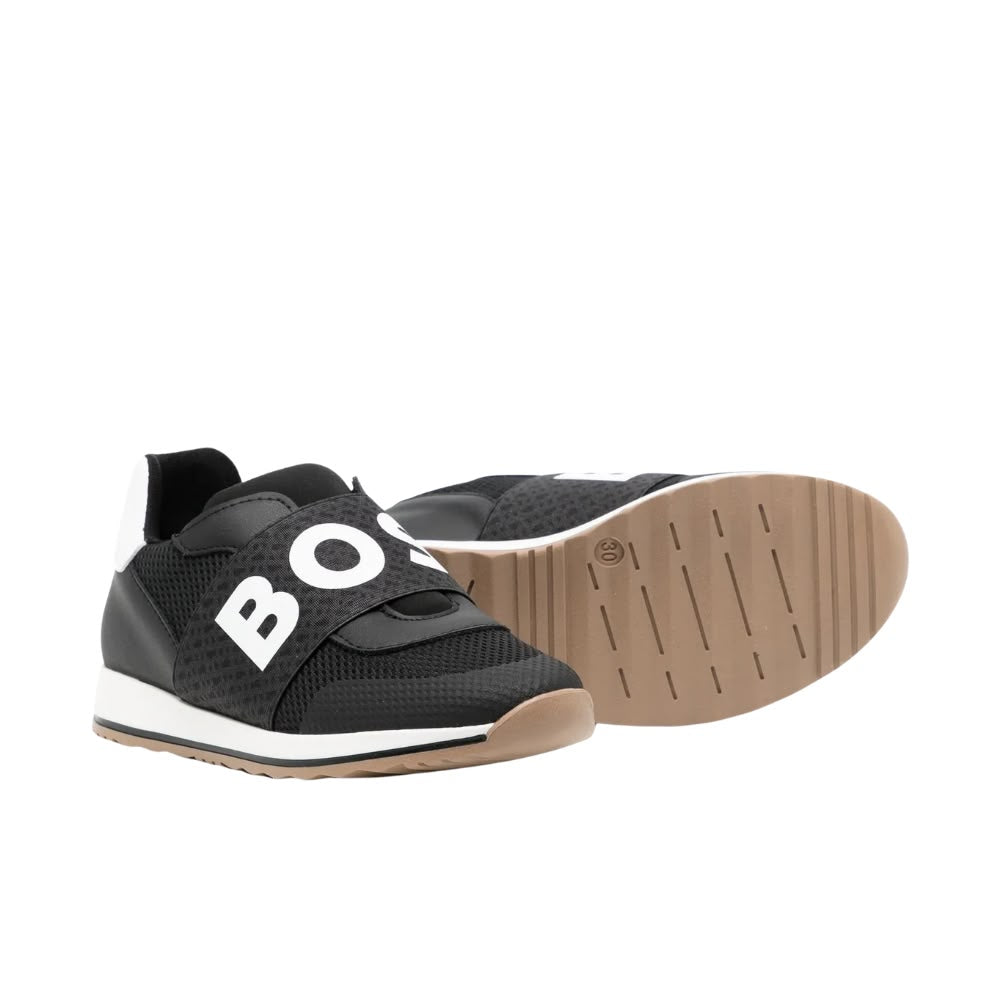 Tenis BOSS Casual Negro con Logo