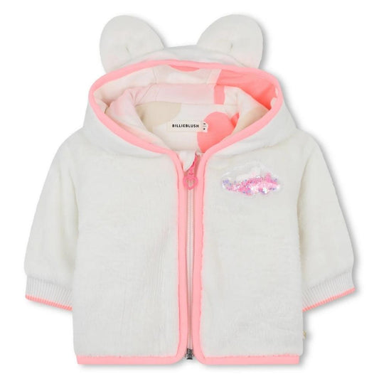 Chamarra de Peluche con Capucha y Orejitas – Billie Blush