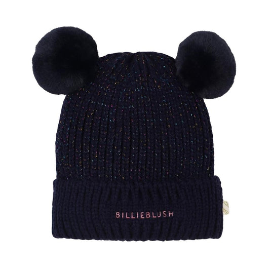 Gorro Tejido Azul con Orejitas – Billie Blush