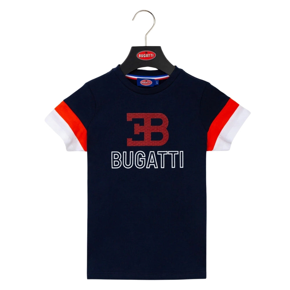 Playera Bugatti Azul Marino con Logo EB