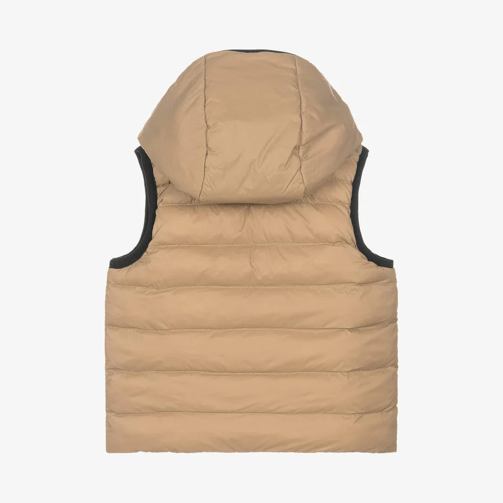 Chaleco capitonado con diseño reversible