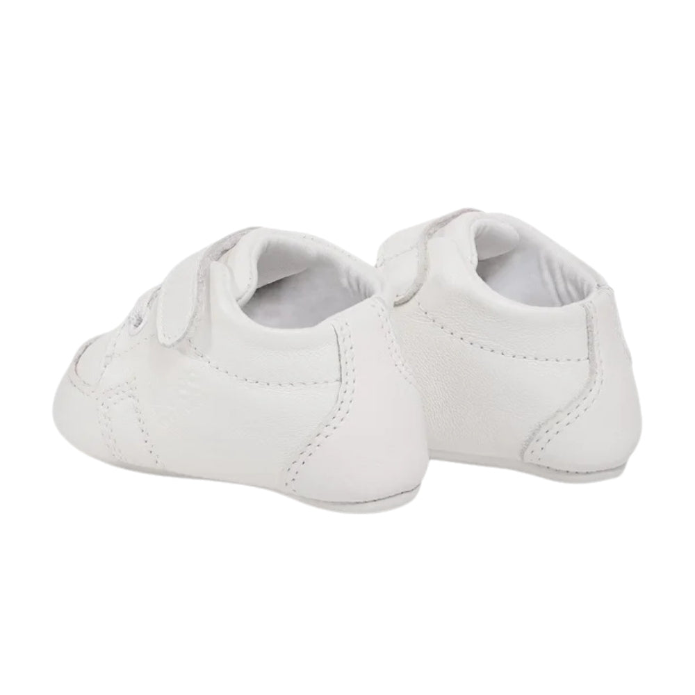 BOSS Baby Soft White Velcro Sneakers